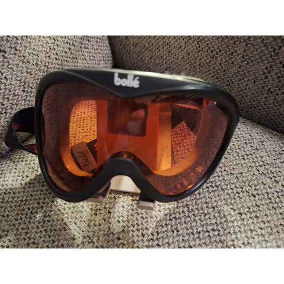 Bolle Chrono Sun UV Goggles Vermillion Red Lens Safety Tactical Ski Snow Strap - Picture 6 of 8